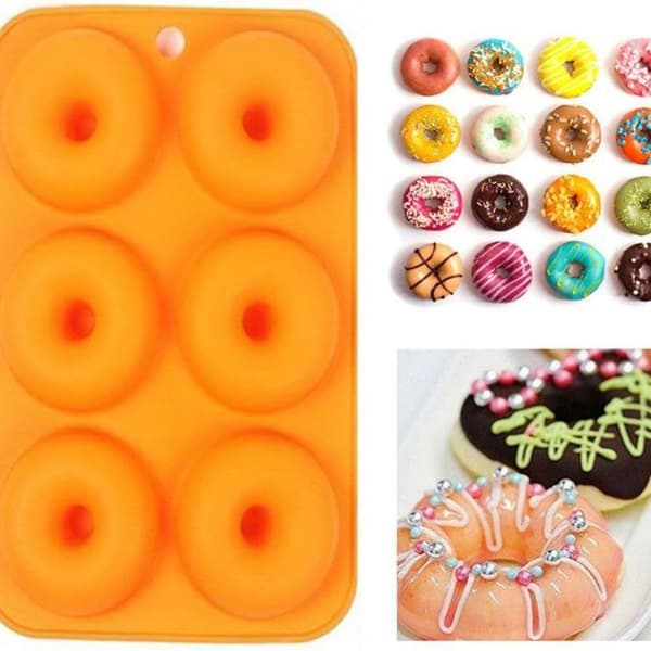Cavity silikone donutforme sæt med 2 non-stick bageforme til producenter KLB