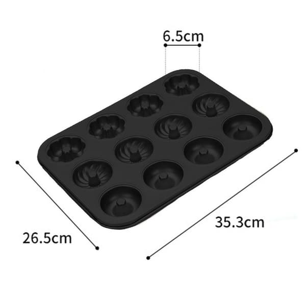 Donut-formet kageform Non-Stick Ring Donut bageudstyr til Style 4 KLB