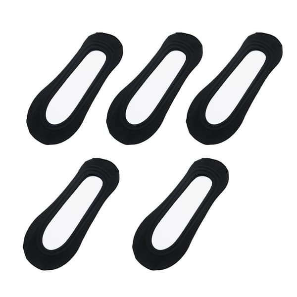 Kvinner for FlatsNon Slip Invisible Ultra Low Cut Socks black KLB