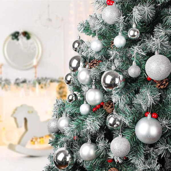 24 julekugler, juletræspynt, julekugler, kuglepynt, jul