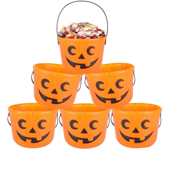 Halloween græskar spande til trick or treat slik spande til indsamling af slik