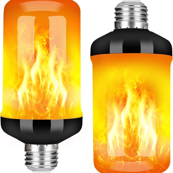 Realistisk LED-flammepære - 3 moduser