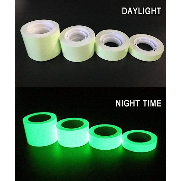Luminous Tejpdekal 3 Meter Längd x 1,2 cm Bredd (9,84 fot x 0,47 tum) Hög