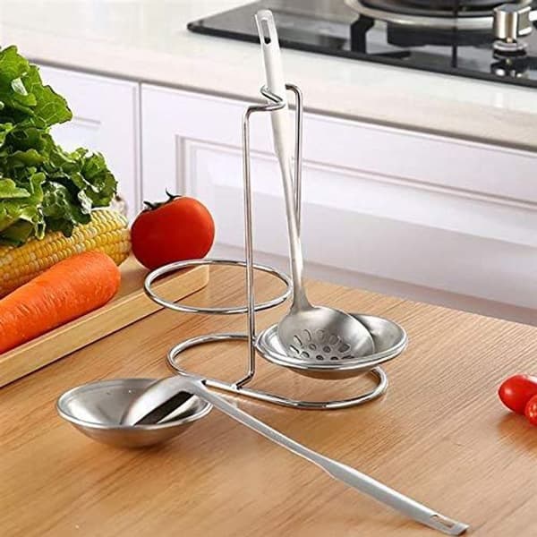 Dobbelt skeholder i 304 rustfrit stål, lodret ske