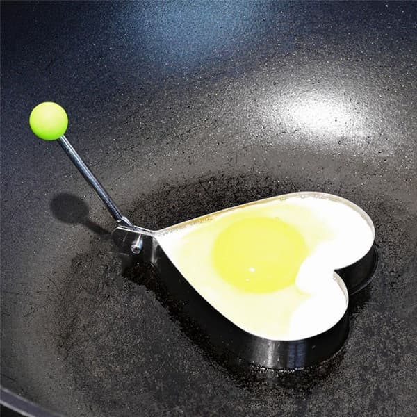 Omelet-pandekageform i rustfrit stål, 5-pak