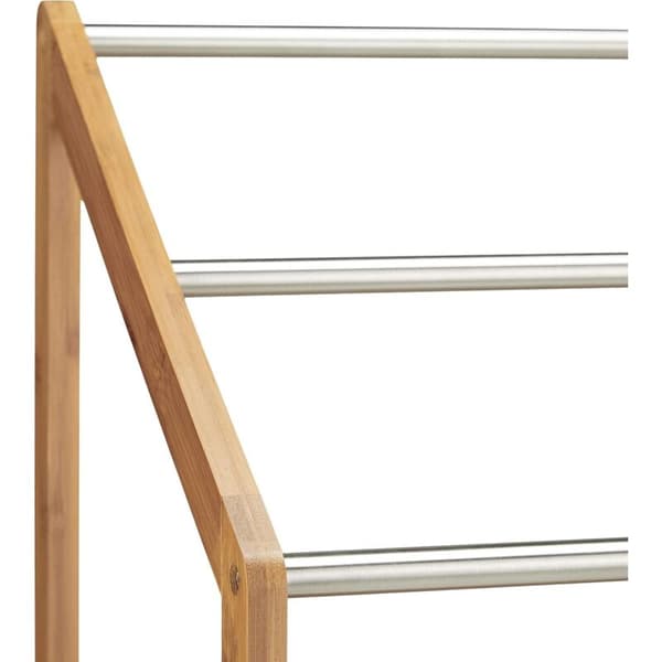 Pöytäpyyheteline Bambu/Metalli Luonnon 31 x 51 x 85 cm KLB