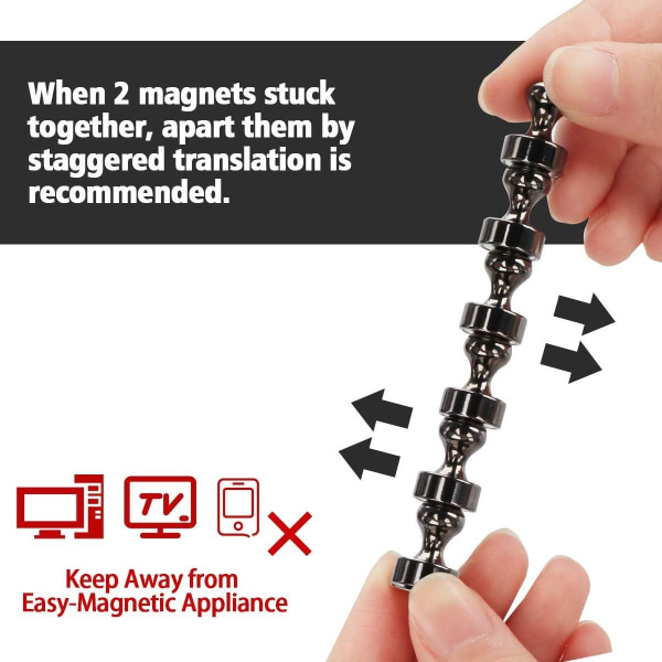 Magnet, magnetisk platta, neodymmagnet, 24 magneter, stark spikplatta, KLB