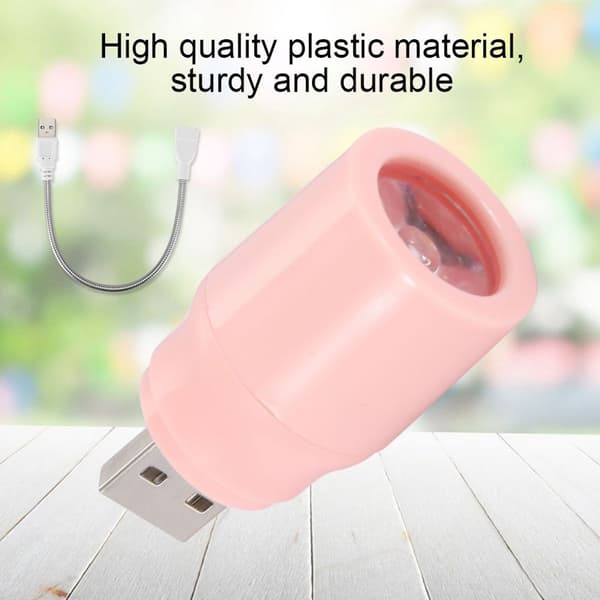 5V 1W langvarig plast mini USB LED-lampe for studie KLB