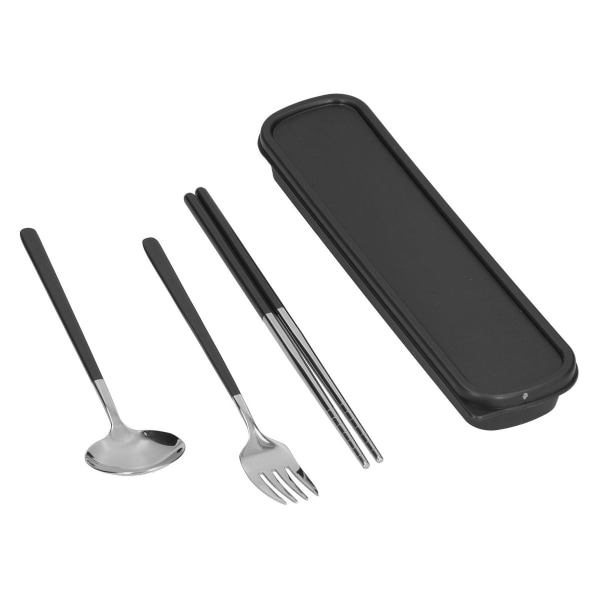 3 stk/sett rustfritt stål farge bestikksett spisepinner KLB