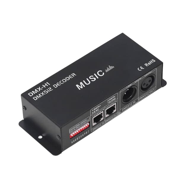 4-kanals DMX-dekoder med justerbar RGB-dæmpning LED KLB