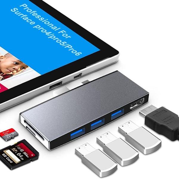Dockingstation med 4K HDMI-port, 3 USB-porte