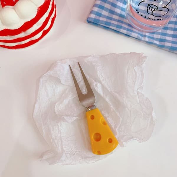 Rustfrit stålostebestik, kagedåser, sød dessert KLB