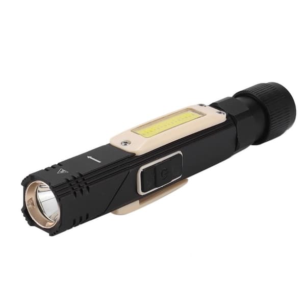 LED arbejdslys lommelygte XPG + COB 90° foldbar + magnet KLB