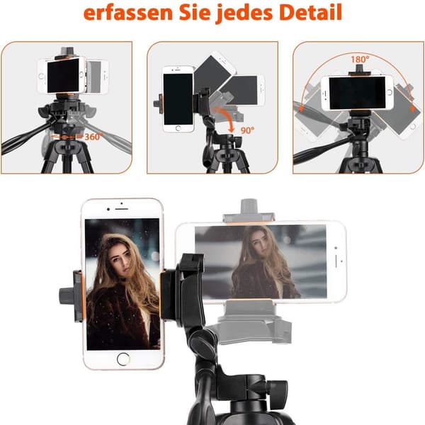 Mobiltelefonstativ Utvidbart stativ for smarttelefoner KLB