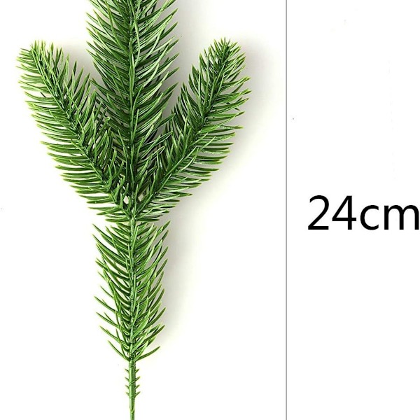 Kunstige Gran Grene Julepynt Indendørs Gran Grene Grønne Grene KLB