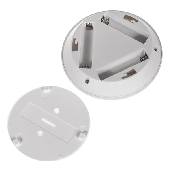 Lights4fun set med 4 LED-tryckljus under skåpsbelysning varmvit med fjärrkontroll KLB