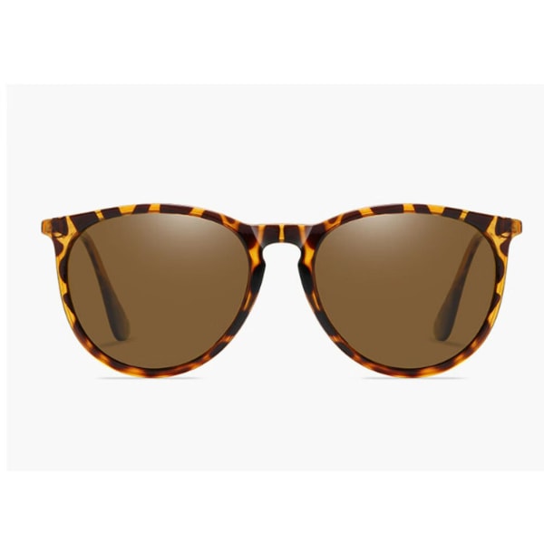 Leopard Ramme Te Brikke Retro Mote Solbriller, Fargerike Trendy Solbriller og Solbriller