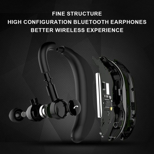 Bluetooth V5.0 Headset, Trådløse ørepropper for grå