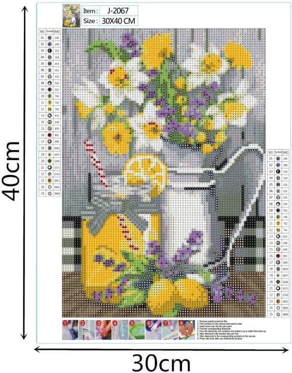 5D DIY Diamantmålning Utan Låda, Diamantbroderi Målning Komplett Kit, Strass Konst Korsstygn Diamantmålning Efter Nummer För Barn