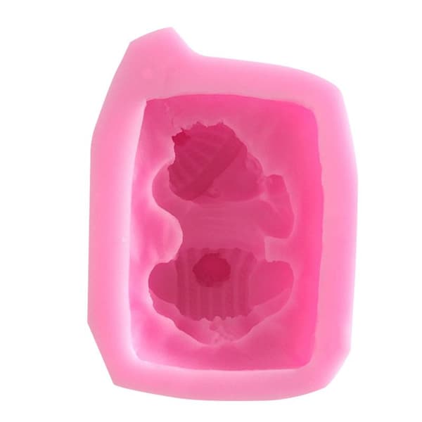 Sovande Baby Silikonformar Flip Cake Dekorationsformar Baby Vätskeformar Aroma Gipsformar