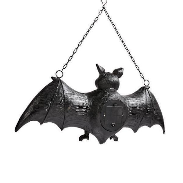 Halloween-lepakko riipus ulkoilma LED-lyhty, simulointi lepakko liekitön valo, hartsi riippuvalaisin juhlatarvikkeisiin (väri: 1 kpl)