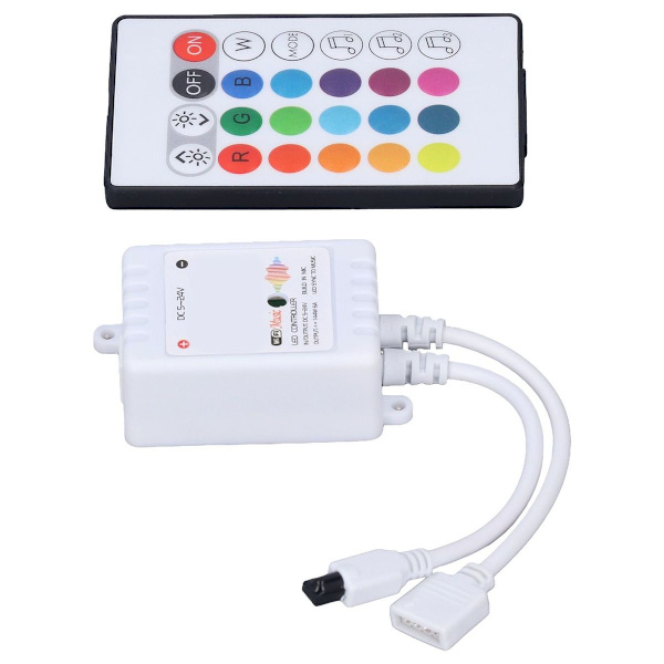 24 taster Smart LED fjernbetjening RGB trådløs controller 16 KLB