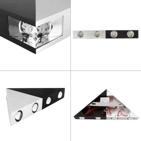 Seinän LED-valaisin 5W sisäkolmiolamppu Moderni alkuperäinen