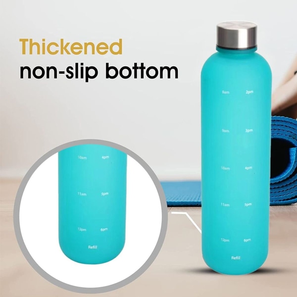 1000 ml återanvändbar Tritan vattenflaska, blå KLB