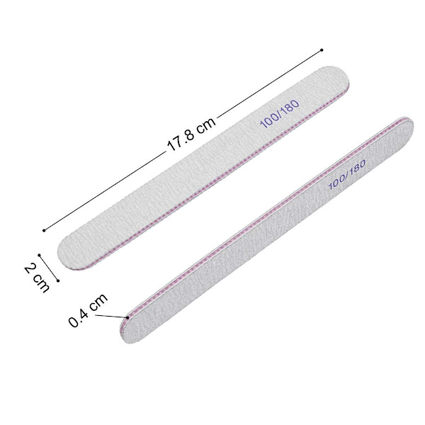 15-delad nagelfilset: slitstark och tvättbar KLB