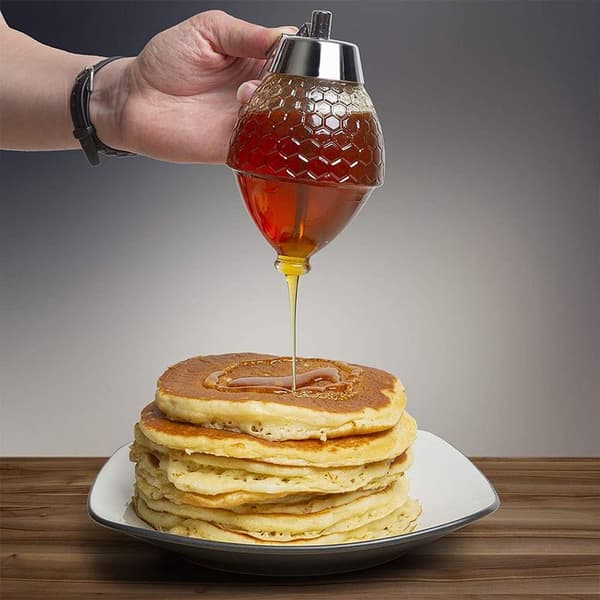 200 ml akryl honning- og sirupdispenser