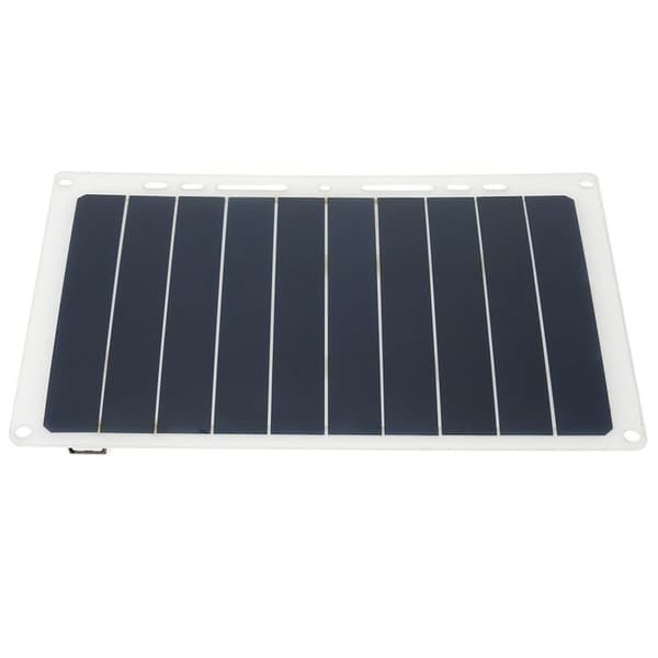 Bærbar 10W utendørs solcellepanel lader med KLB