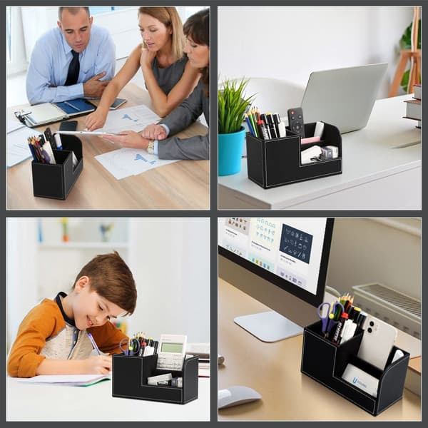 Pen Holder Desk - Kontor Blyantholder Organizer Skrivebord Tilbehør KLB