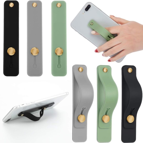 Aftagelig mobiltelefonholder med stativ, elastisk mobiltelefon, fortryllende farver