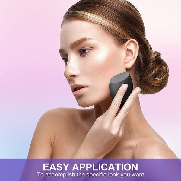 Makeup Blender Beauty Sponge Set - Foundation Blending Beauty Black