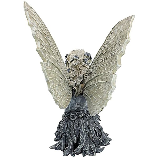1 Stykke Engelpige Foder Resin Ornament Figur Udehave