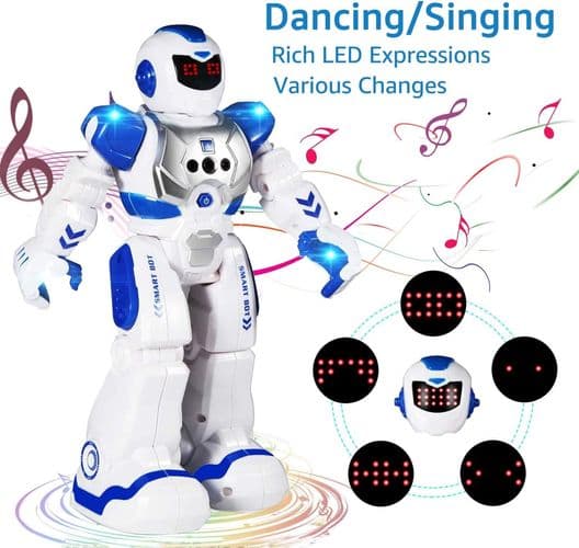 ETEPON Fjernstyrt Robot for Barn Smart Programmerbar RC