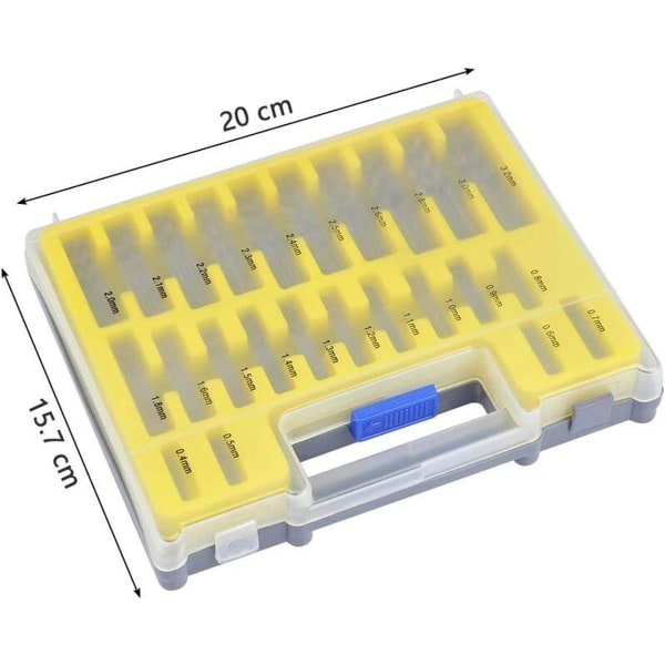 150-delt spiralborsett HSS titanmikroborespirsett verktøy 0,4mm-3.
