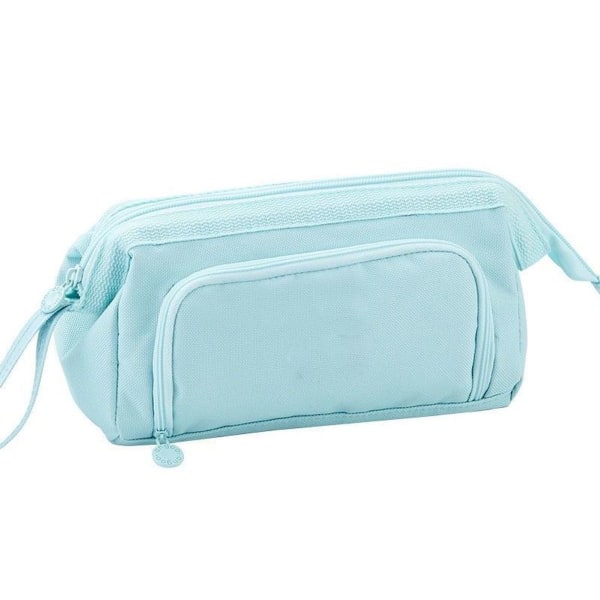 Stor kapacitet multipurpose pennväska med stort förvaringsutrymme i blå KLB