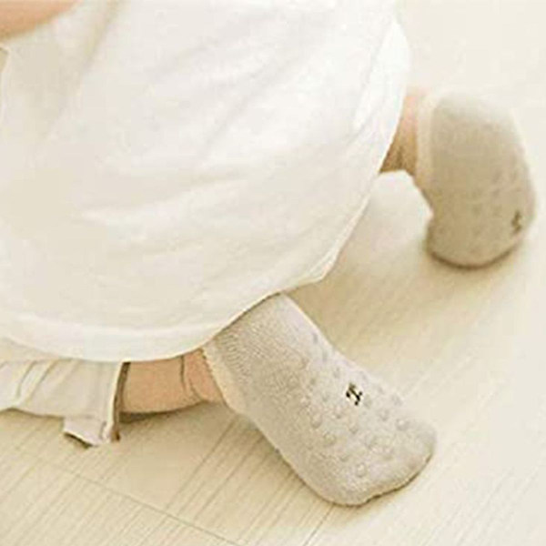 6 par babystrumpor med tjock sula för baby älgstrumpor KLB