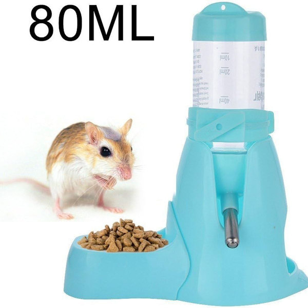 Hamster drikkeflaske med skål vannflaske 125ml KLB