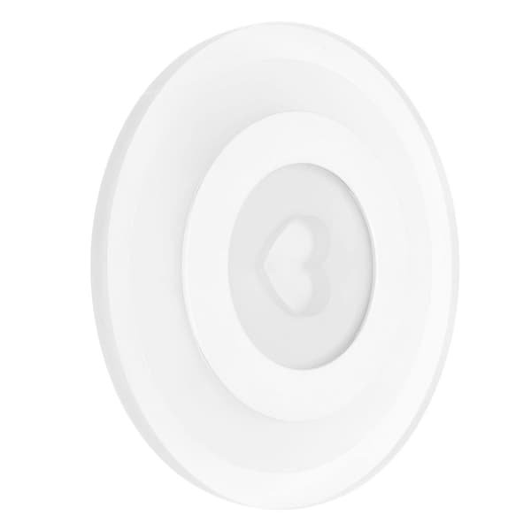 LED-vägglampa rund form hjärta mönster sovrum vardagsrum KLB