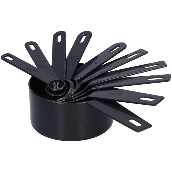 10-delad set plastmatsked och måttkopp, BPA-fri, bakverktygssats, KLB