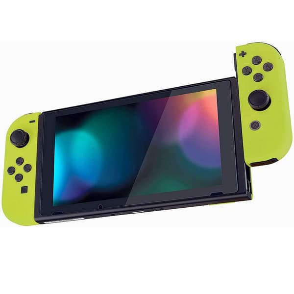 Hölje för Nintendo Switch - Skyddande väska - Gul/Grön