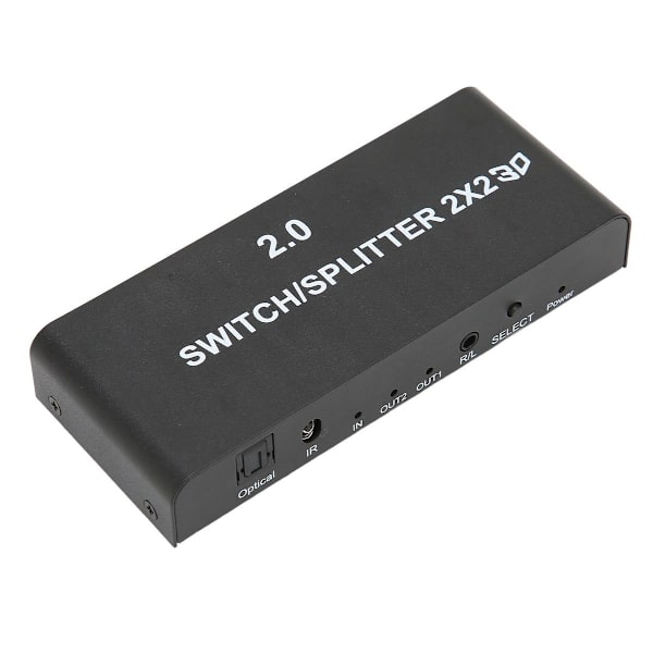 2x2 HD Multimedia Interface Splitter 4K 60Hz 2 ind 2 ud KLB