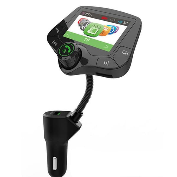 Bluetooth FM-sender 5V / 2.5A Hurtiglader 3.0 Auto Auto trådløs MP3-spiller KLB
