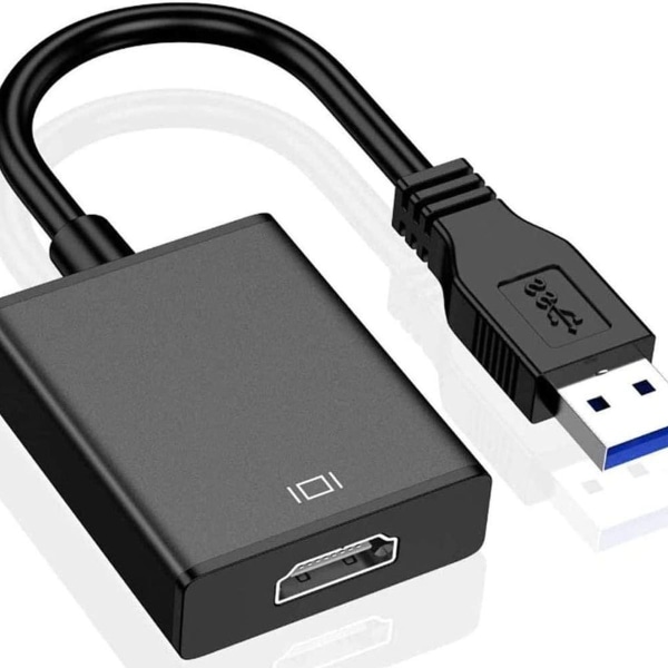 USB till HDMI-adapter: USB 3.0/2.0 till HDMI-omvandlare