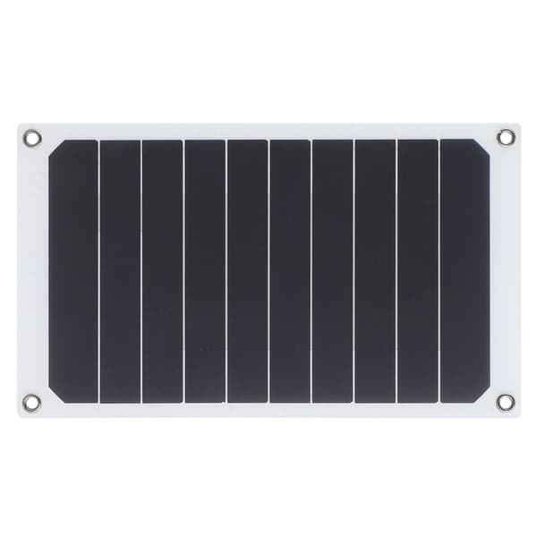 Bærbar 10W solpaneloplader til udendørs rejser KLB