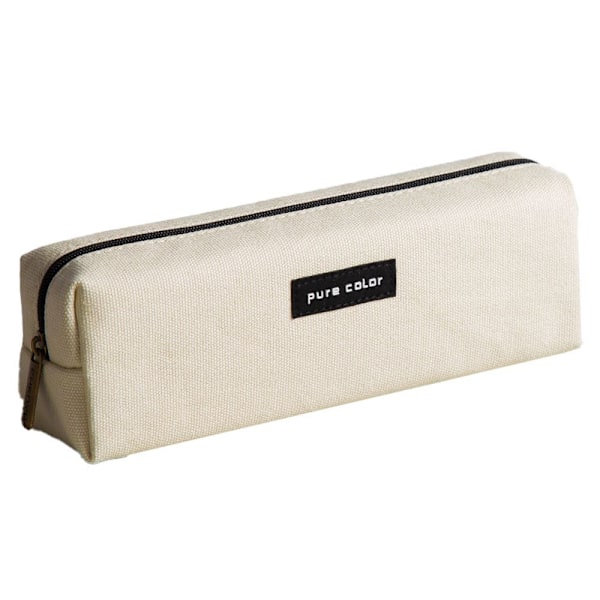 Stor åpen pennal, beige pennal