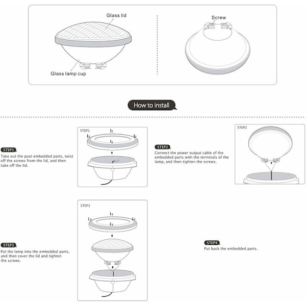 18W Hvid LED Swimmingpool Lampe Lys PAR56 12V DC/AC, Vandtæt IP68 Undervandsbelysning, Udskift 150W Halogenpærer KLB