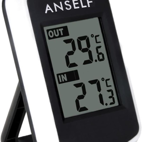 Trådlös digital LCD-termometer för inomhus- och utomhusbruk
